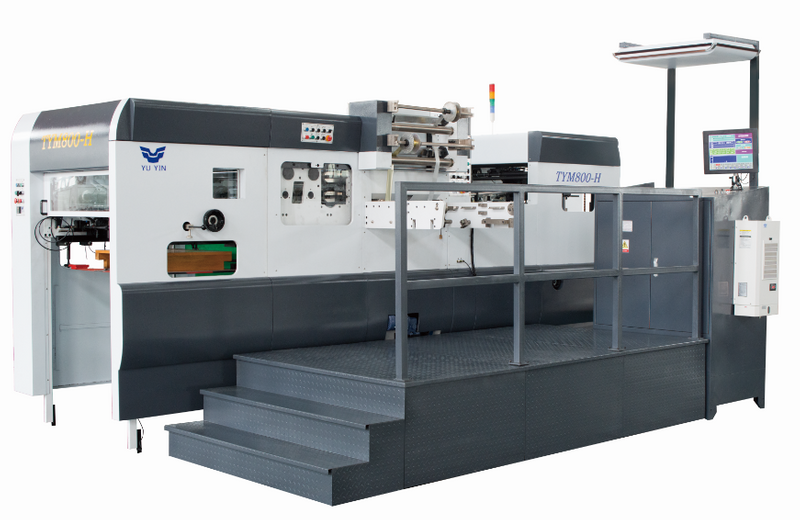 Máquina troqueladora y estampadora en caliente automática y semiautomática TYM800-H